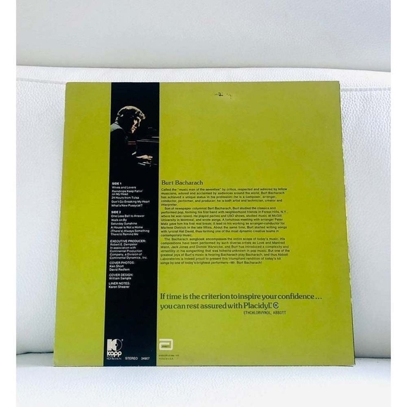 LP Burt Bacharach - Saturday Sunshine Vinyl Record - Picture 2 of 2